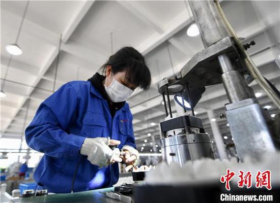 杭州一企業恢復生產。余杭區委宣傳部供圖