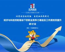 【第292期】洞察趨勢提技能  自我加壓促成長——經濟與科技雙輪驅動下的職業競爭力增進及工作質效雙提升研討會